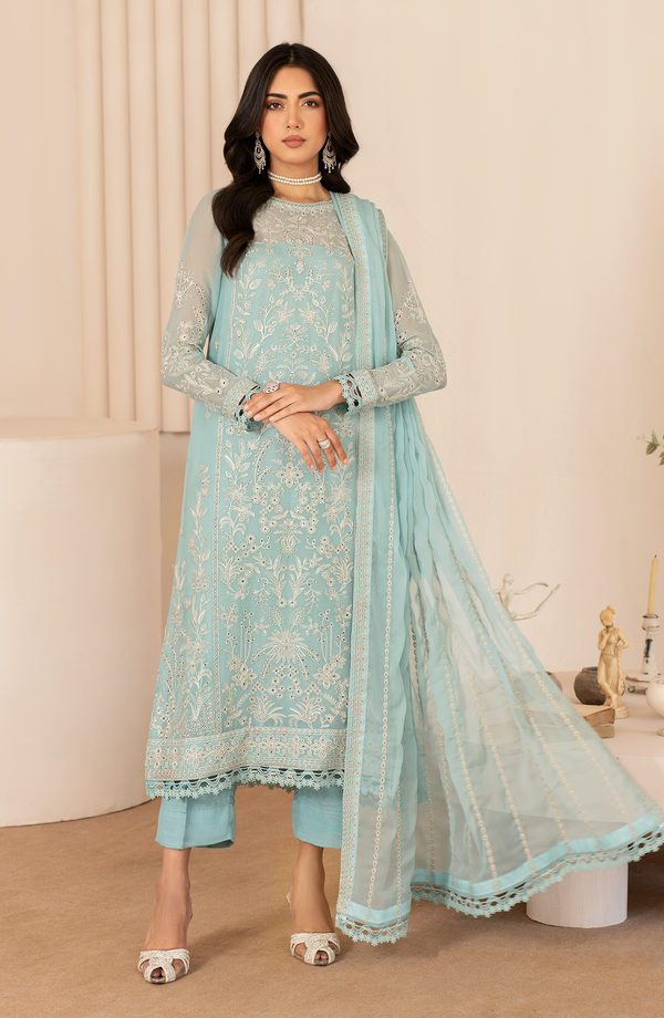 Zarif | Chiffon Edit  | ZL 02 SAHIBA - Hoorain Designer Wear - Pakistani Ladies Branded Stitched Clothes in United Kingdom, United states, CA and Australia