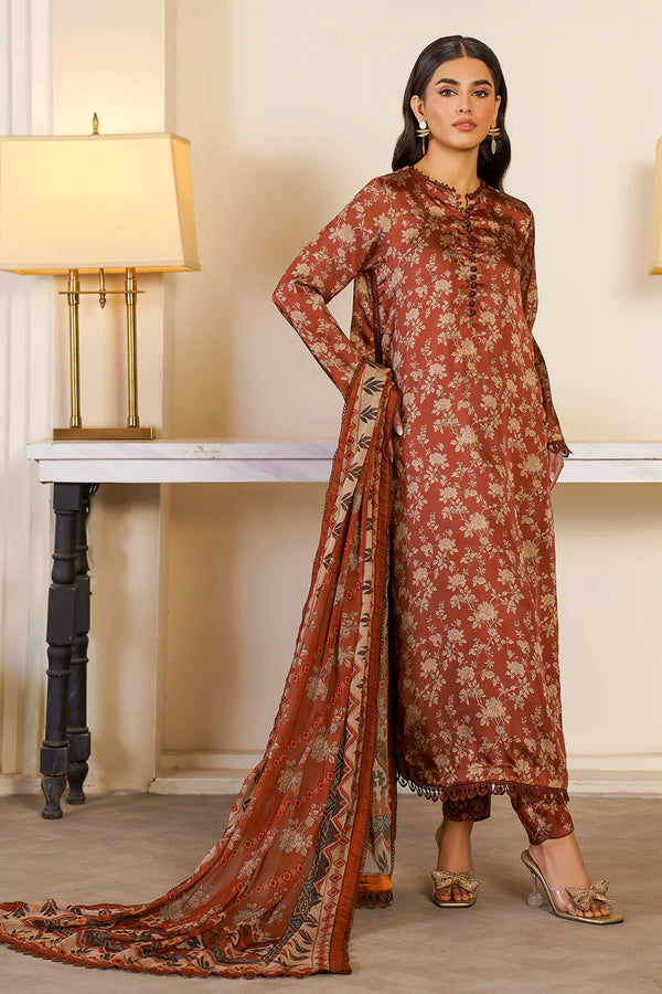 Zarif | Prints 24 | ZSP 06 BRONZE - Hoorain Designer Wear - Pakistani Ladies Branded Stitched Clothes in United Kingdom, United states, CA and Australia