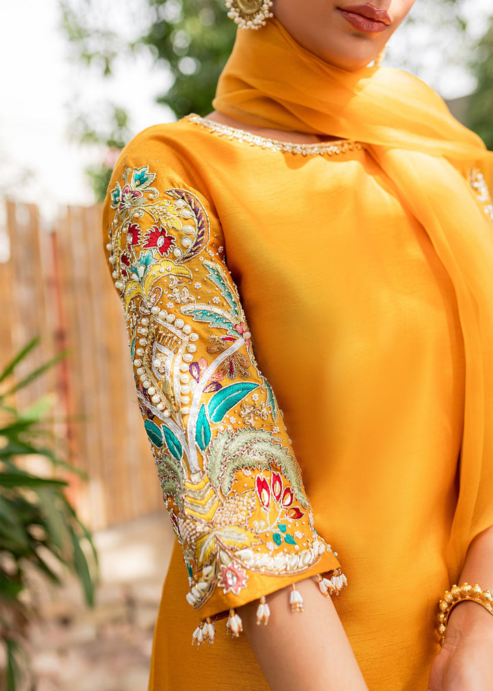 Sadaf Fawad Khan | Zinnia Festive Formals | Ariana - Hoorain Designer Wear - Pakistani Ladies Branded Stitched Clothes in United Kingdom, United states, CA and Australia