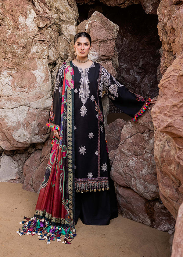 Sadaf Fawad Khan | Siraa Luxury Lawn 24| Nuha (A) - Hoorain Designer Wear - Pakistani Ladies Branded Stitched Clothes in United Kingdom, United states, CA and Australia