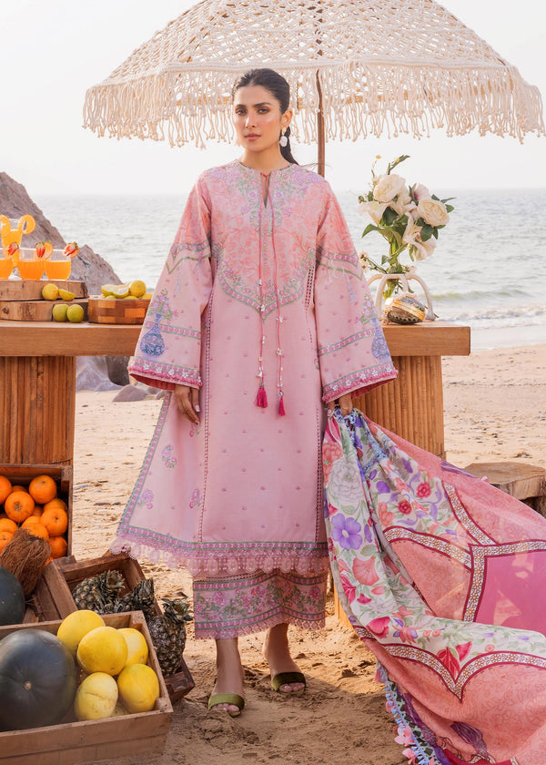 Sadaf Fawad Khan | Siraa Luxury Lawn 24| Eira (A) - Hoorain Designer Wear - Pakistani Ladies Branded Stitched Clothes in United Kingdom, United states, CA and Australia