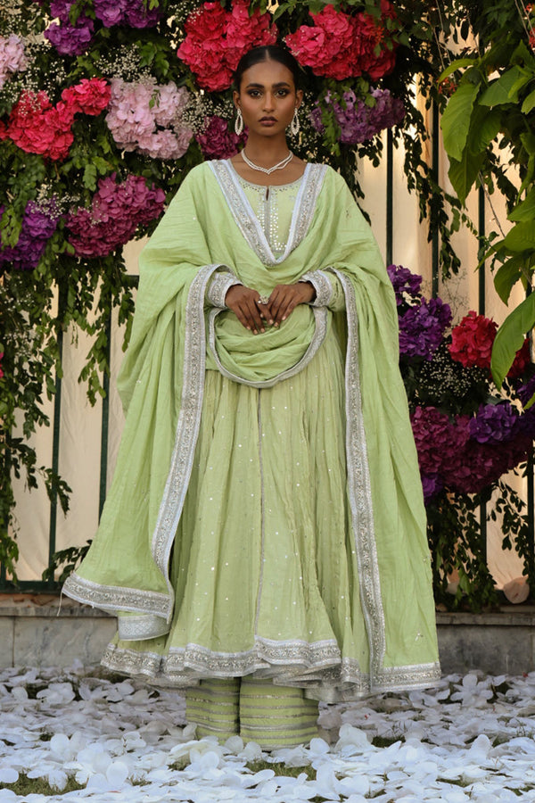 The Pink Tree Company | Wedding Wear | LEAFY BLUSH - Hoorain Designer Wear - Pakistani Ladies Branded Stitched Clothes in United Kingdom, United states, CA and Australia
