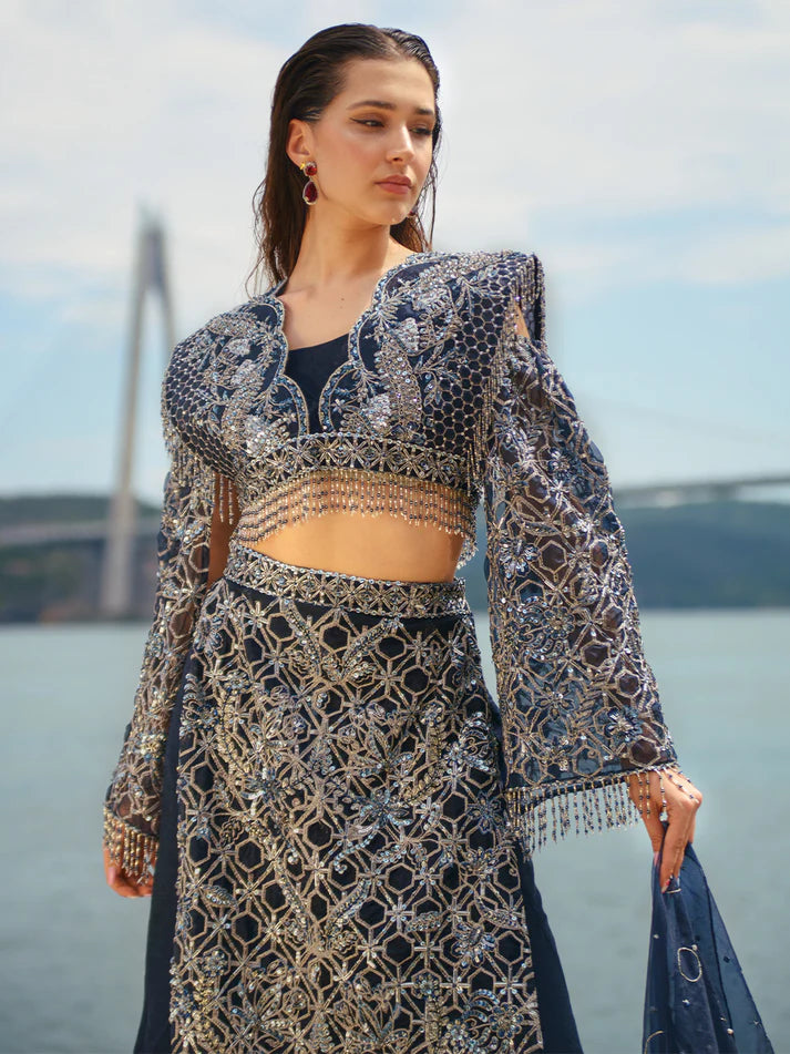 Epoque | Ciel Luxury Couture | THE NIGHT DREAM - Hoorain Designer Wear - Pakistani Ladies Branded Stitched Clothes in United Kingdom, United states, CA and Australia