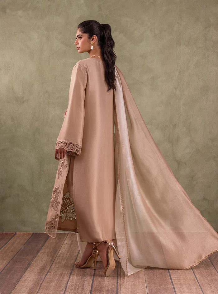 Zainab Chottani | Eid Edit 24 | Coral Champagne - Hoorain Designer Wear - Pakistani Ladies Branded Stitched Clothes in United Kingdom, United states, CA and Australia