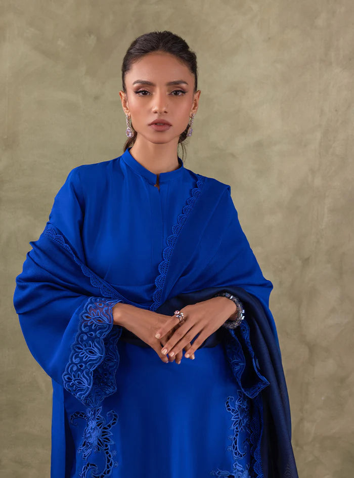 Zainab Chottani | Eid Edit 24 | Blue Diamond - Hoorain Designer Wear - Pakistani Ladies Branded Stitched Clothes in United Kingdom, United states, CA and Australia
