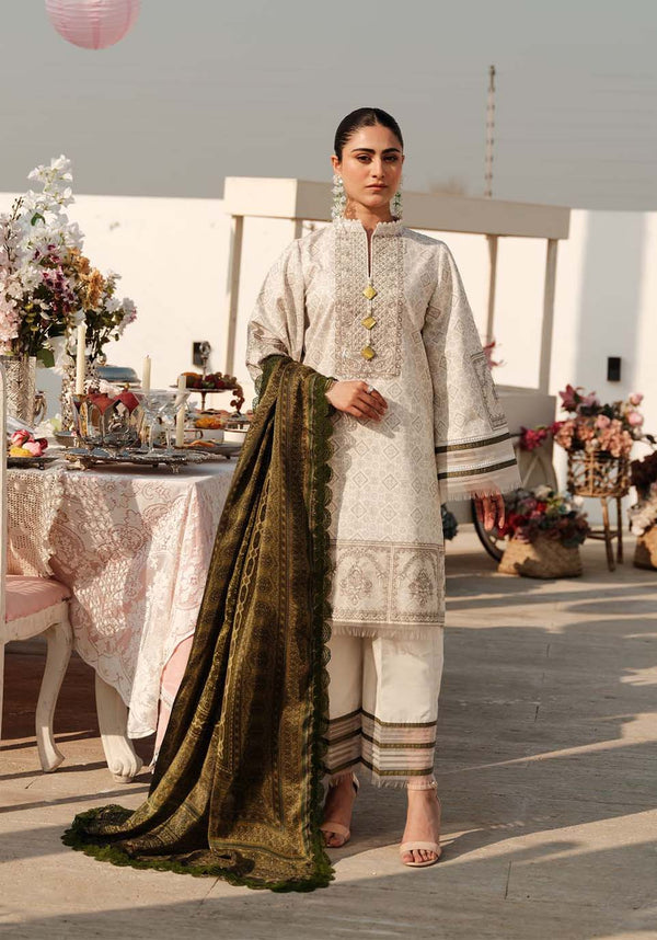 Zarqash | Luxe Lawn 24 | ZQ 9 - Hoorain Designer Wear - Pakistani Ladies Branded Stitched Clothes in United Kingdom, United states, CA and Australia