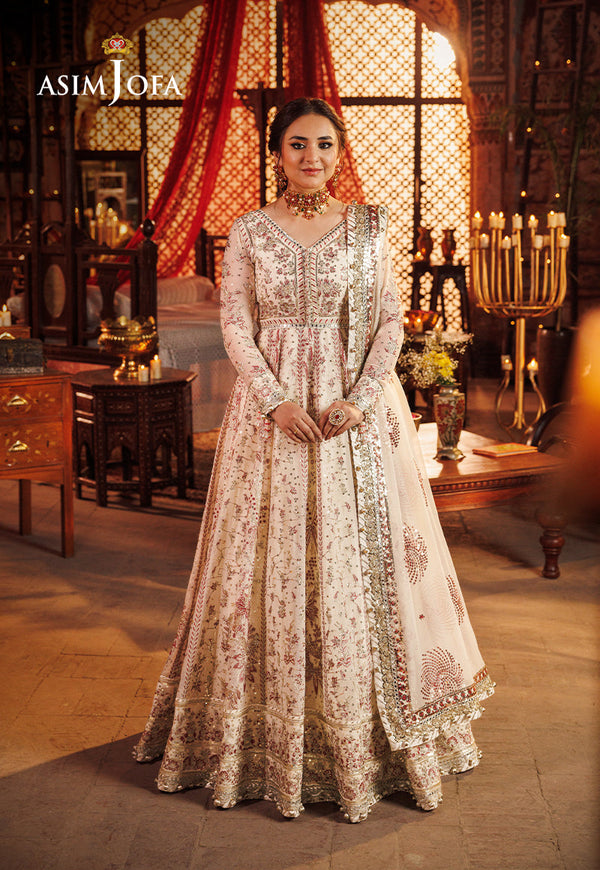 Asim Jofa | Chikankari Eid’24 | AJCE-04 - Hoorain Designer Wear - Pakistani Ladies Branded Stitched Clothes in United Kingdom, United states, CA and Australia