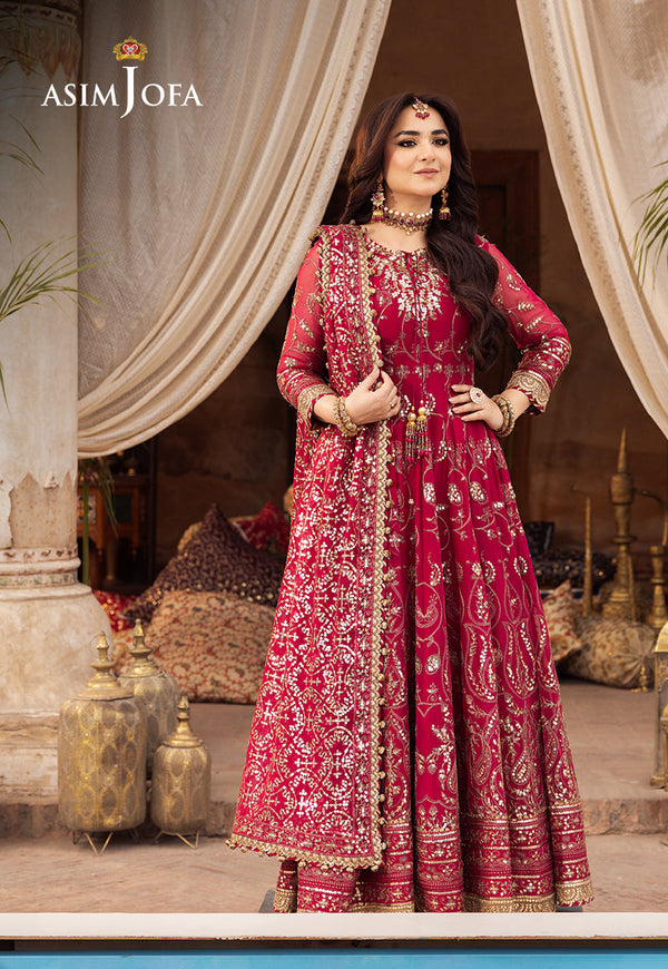 Asim Jofa | Chikankari Eid’24 | AJCE-10 - Hoorain Designer Wear - Pakistani Ladies Branded Stitched Clothes in United Kingdom, United states, CA and Australia
