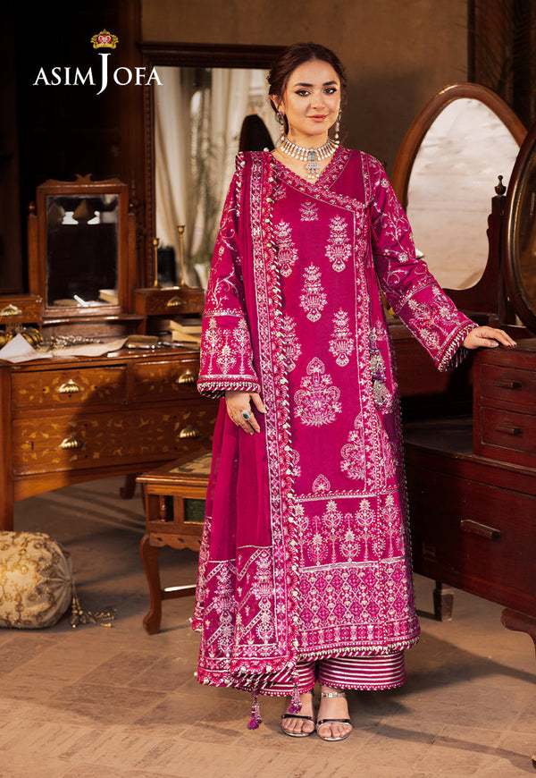 Asim Jofa | Chikankari Eid’24 | AJCE-09 - Hoorain Designer Wear - Pakistani Ladies Branded Stitched Clothes in United Kingdom, United states, CA and Australia
