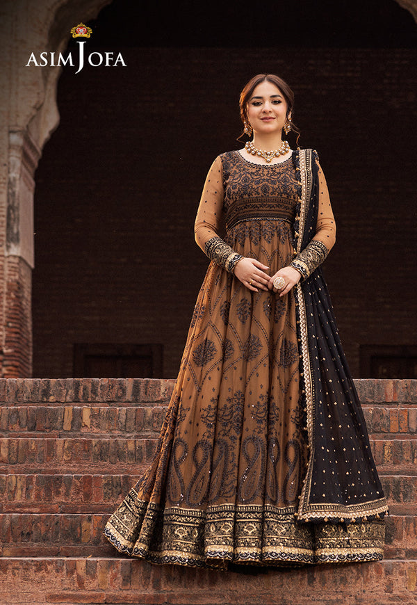 Asim Jofa | Chikankari Eid’24 | AJCE-11 - Hoorain Designer Wear - Pakistani Ladies Branded Stitched Clothes in United Kingdom, United states, CA and Australia