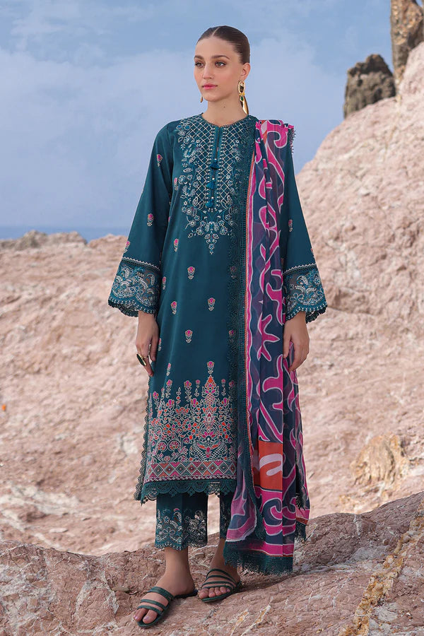 Ayzel | Tropicana Lawn 24 | Peacock - Hoorain Designer Wear - Pakistani Ladies Branded Stitched Clothes in United Kingdom, United states, CA and Australia