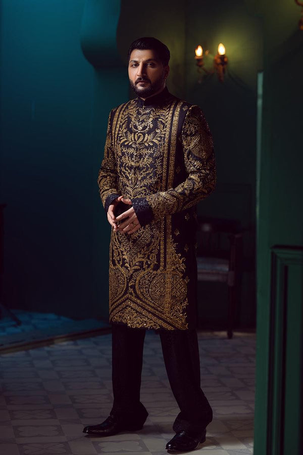 Pakistani Menswear | Fahad Hussayn | BAGHIRA - Hoorain Designer Wear - Pakistani Ladies Branded Stitched Clothes in United Kingdom, United states, CA and Australia