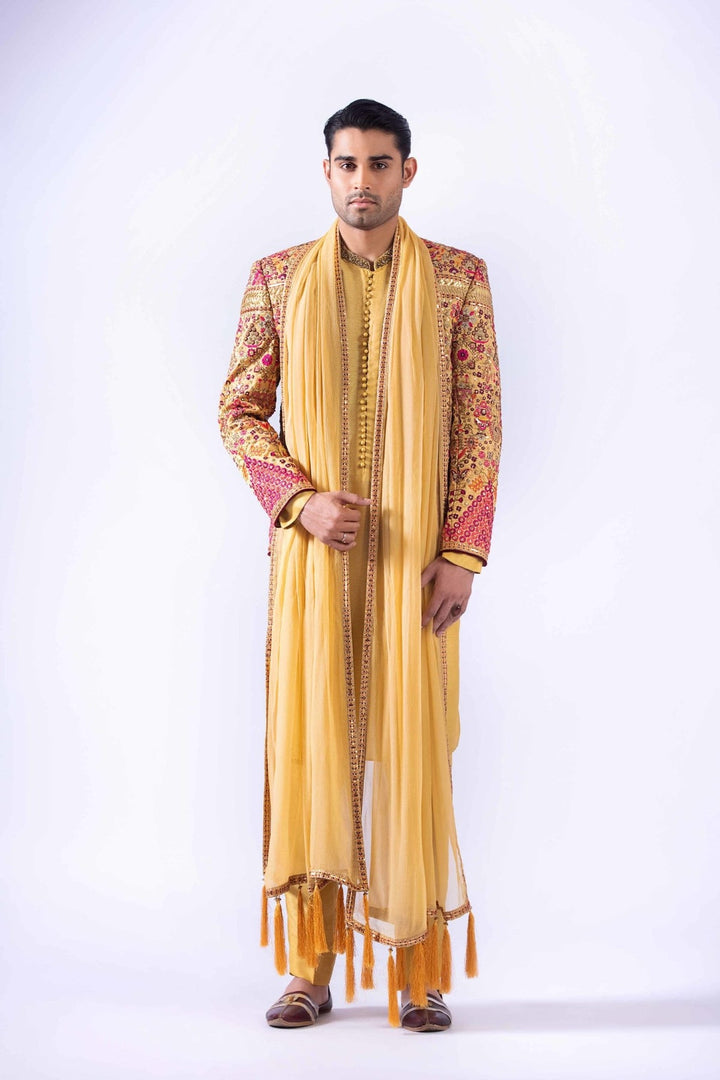 Pakistani Menswear | Fahad Hussayn | CHATRA - Hoorain Designer Wear - Pakistani Ladies Branded Stitched Clothes in United Kingdom, United states, CA and Australia