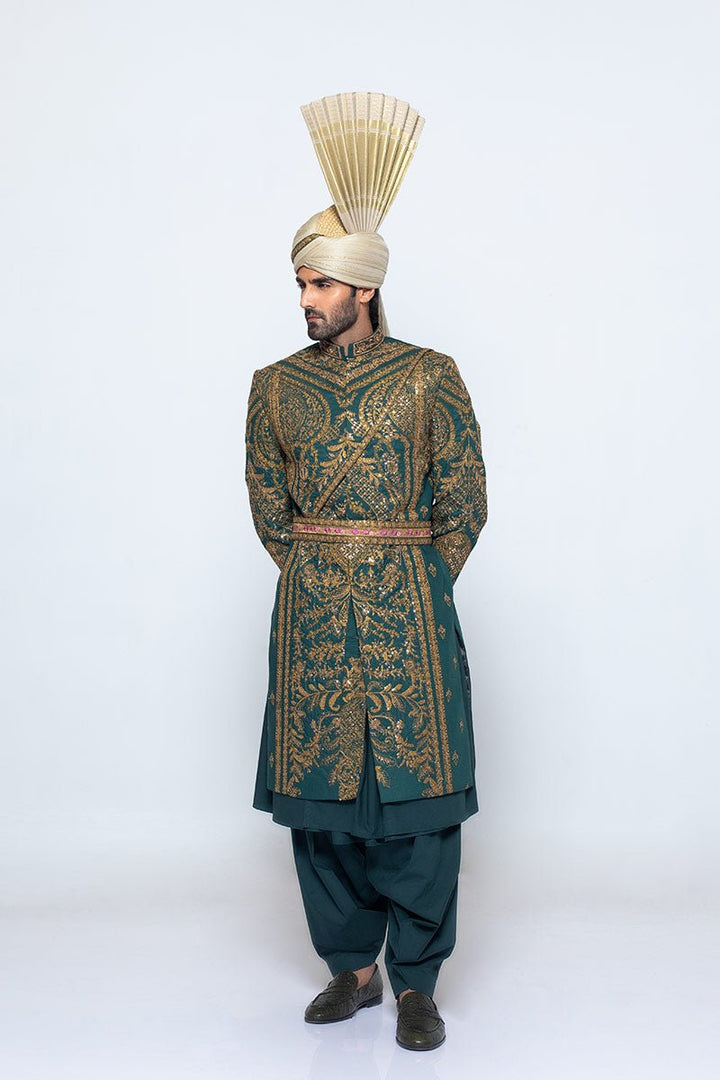 Pakistani Menswear | Fahad Hussayn | kHUSH BAKHT - Hoorain Designer Wear - Pakistani Ladies Branded Stitched Clothes in United Kingdom, United states, CA and Australia