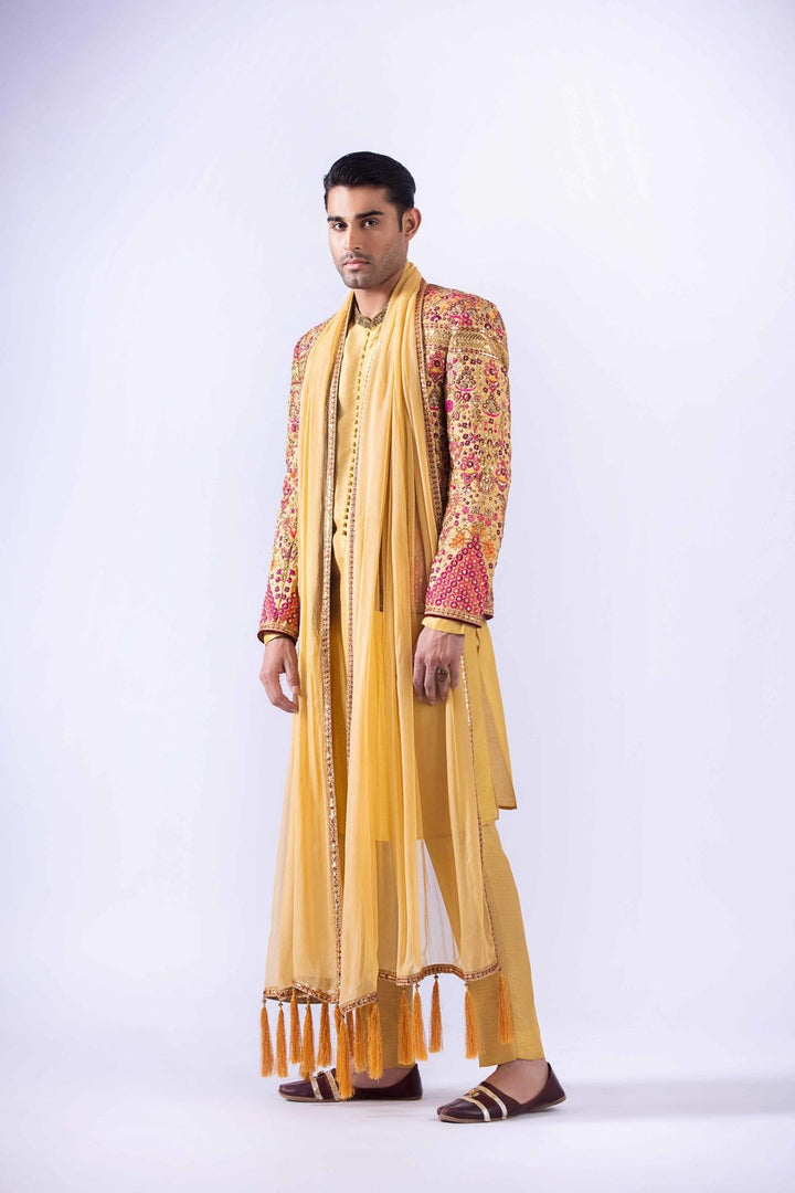 Pakistani Menswear | Fahad Hussayn | Noel - Hoorain Designer Wear - Pakistani Ladies Branded Stitched Clothes in United Kingdom, United states, CA and Australia