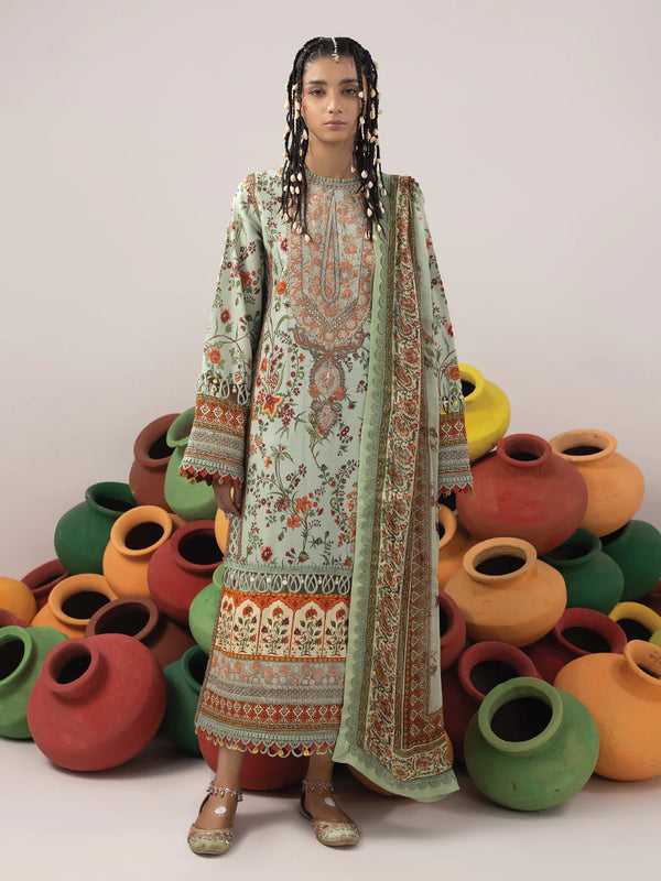 Ittehad | Faiza Faisal  Rangeeli Lawn 24 | Chambeli - Hoorain Designer Wear - Pakistani Ladies Branded Stitched Clothes in United Kingdom, United states, CA and Australia
