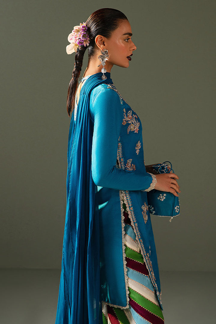 Haute Form | Luxury Eid Formals | FEROZA - Hoorain Designer Wear - Pakistani Ladies Branded Stitched Clothes in United Kingdom, United states, CA and Australia
