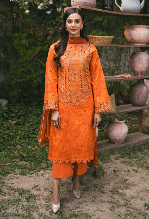 Humdum | Gardenia Lawn | D02 - Hoorain Designer Wear - Pakistani Ladies Branded Stitched Clothes in United Kingdom, United states, CA and Australia