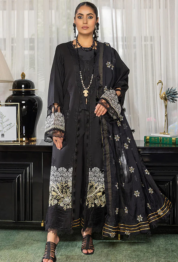 Humdum | Charlotte Chikankari  Lawn | D07 - Hoorain Designer Wear - Pakistani Ladies Branded Stitched Clothes in United Kingdom, United states, CA and Australia