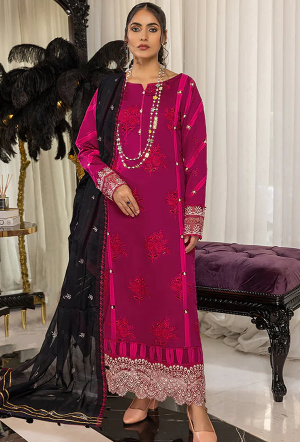 Humdum | Charlotte Chikankari  Lawn | D01 - Hoorain Designer Wear - Pakistani Ladies Branded Stitched Clothes in United Kingdom, United states, CA and Australia