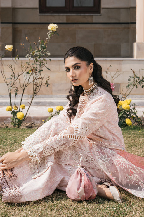 Jazmin | Shahkaar Luxury Lawn 24 | SL24-D8 - Hoorain Designer Wear - Pakistani Ladies Branded Stitched Clothes in United Kingdom, United states, CA and Australia