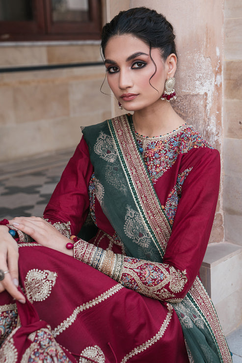 Jazmin | Shahkaar Luxury Lawn 24 | SL24-D11 - Hoorain Designer Wear - Pakistani Ladies Branded Stitched Clothes in United Kingdom, United states, CA and Australia