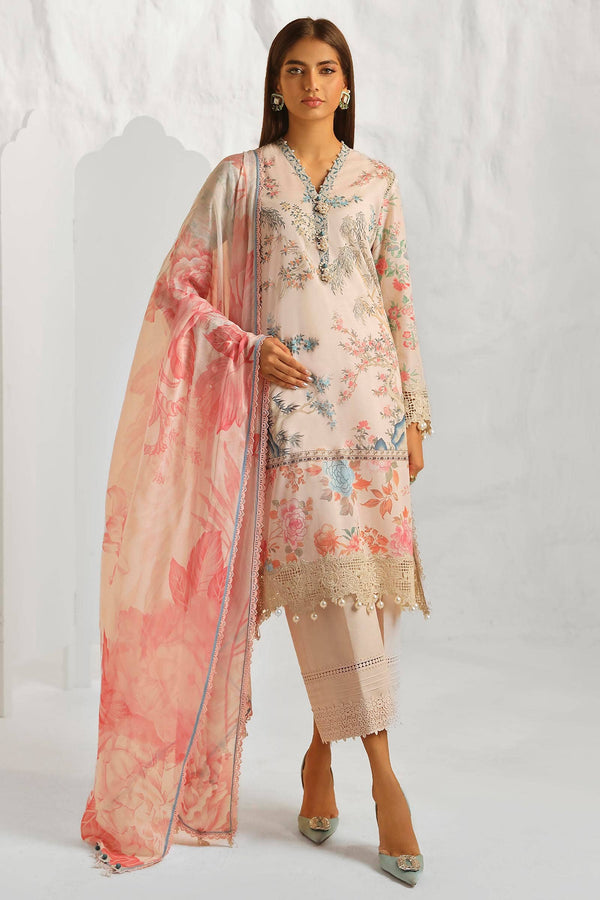 Sana Safinaz | Muzlin Summer 24 | 001A-CI - Hoorain Designer Wear - Pakistani Ladies Branded Stitched Clothes in United Kingdom, United states, CA and Australia