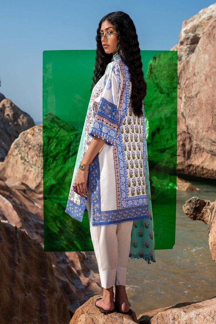 Sana Safinaz | Mahay Spring 24 | H241-003B-2BI - Hoorain Designer Wear - Pakistani Ladies Branded Stitched Clothes in United Kingdom, United states, CA and Australia