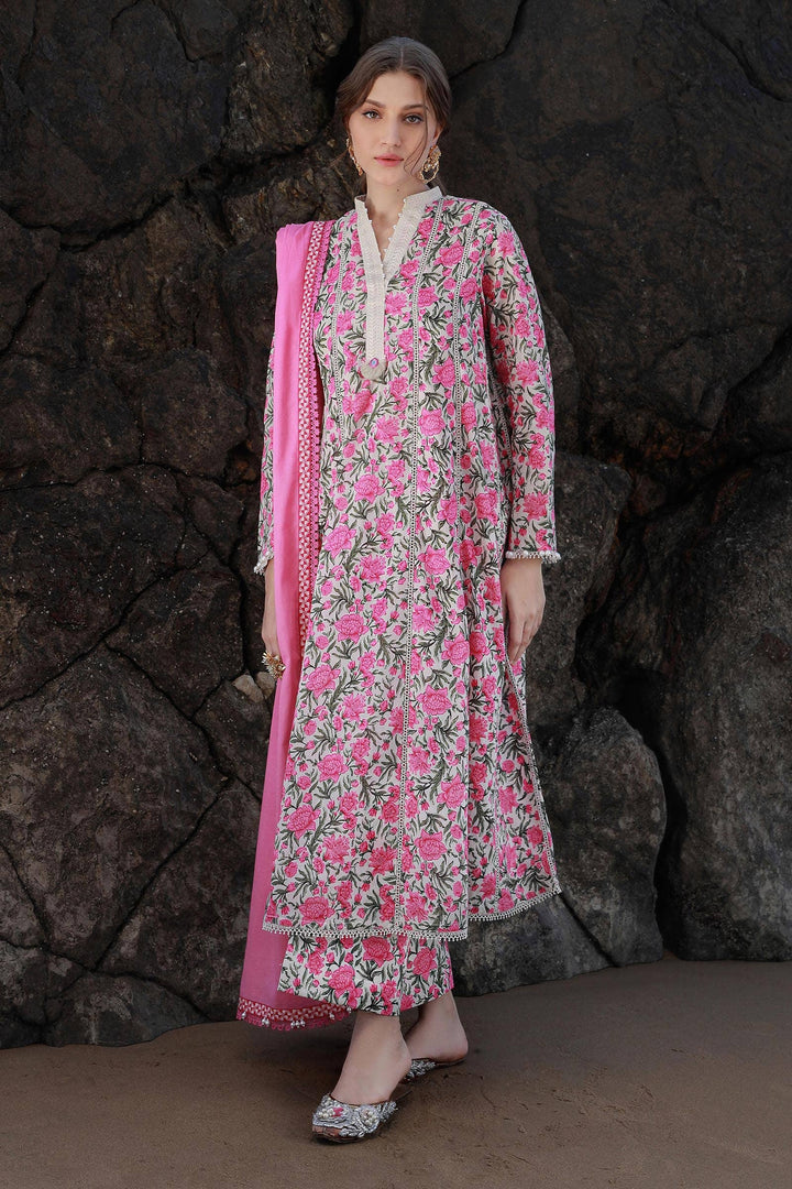 Sana Safinaz | Mahay Spring 24 | H241-004A-3CG - Hoorain Designer Wear - Pakistani Ladies Branded Stitched Clothes in United Kingdom, United states, CA and Australia