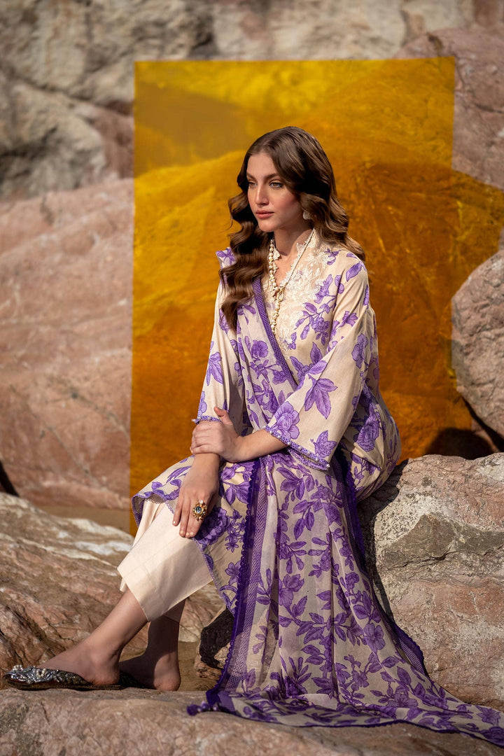 Sana Safinaz | Mahay Spring 24 | H241-001B-3CI - Hoorain Designer Wear - Pakistani Ladies Branded Stitched Clothes in United Kingdom, United states, CA and Australia