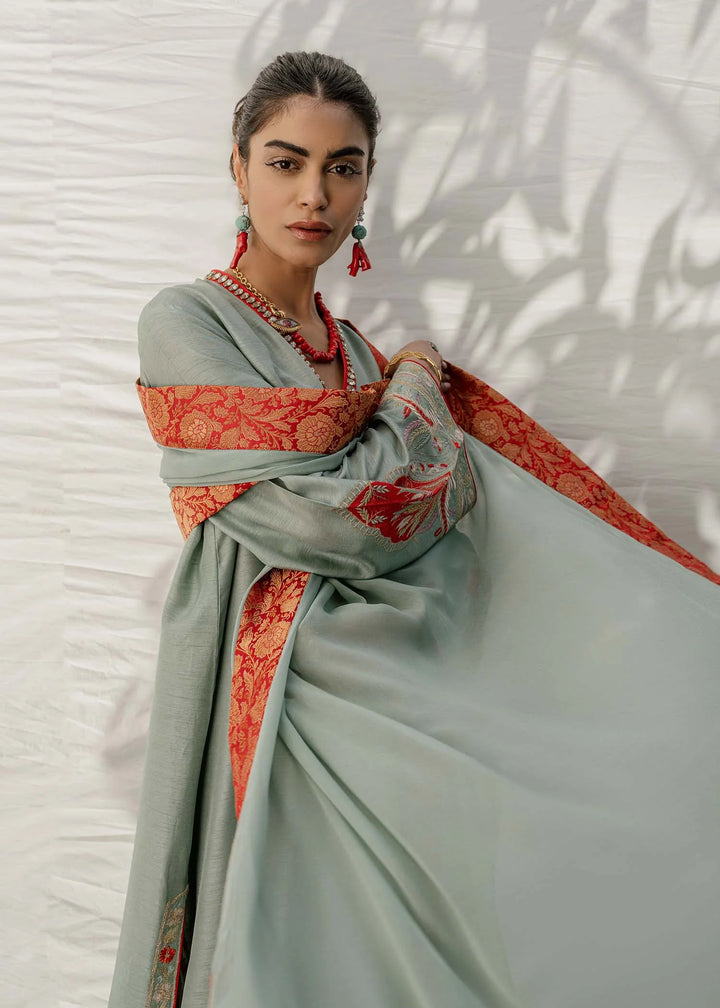 Mahgul | Eid Edit 2024 | Kashmiri Sea - Hoorain Designer Wear - Pakistani Ladies Branded Stitched Clothes in United Kingdom, United states, CA and Australia