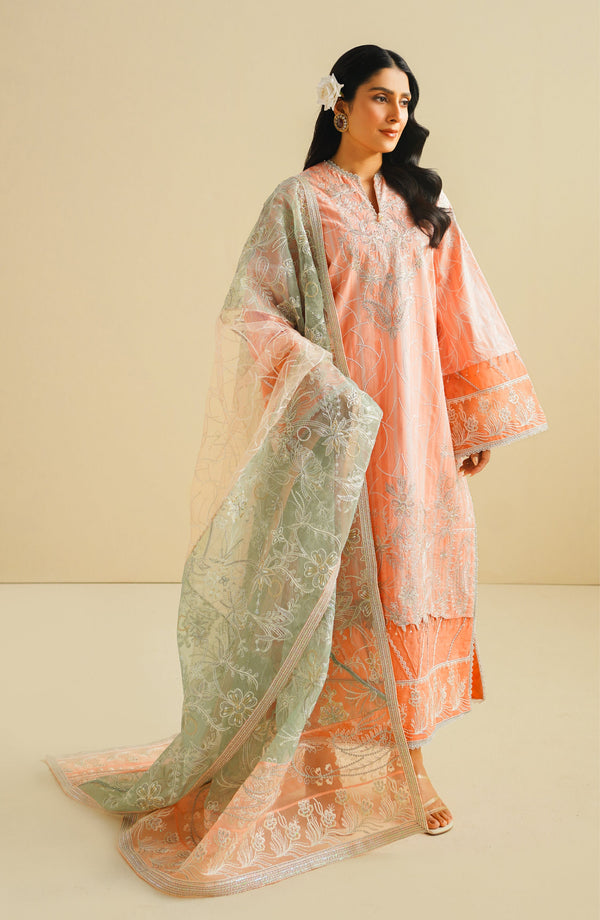 Maryum N Maria | Eid Luxury Lawn 24 | Aiza - Hoorain Designer Wear - Pakistani Ladies Branded Stitched Clothes in United Kingdom, United states, CA and Australia