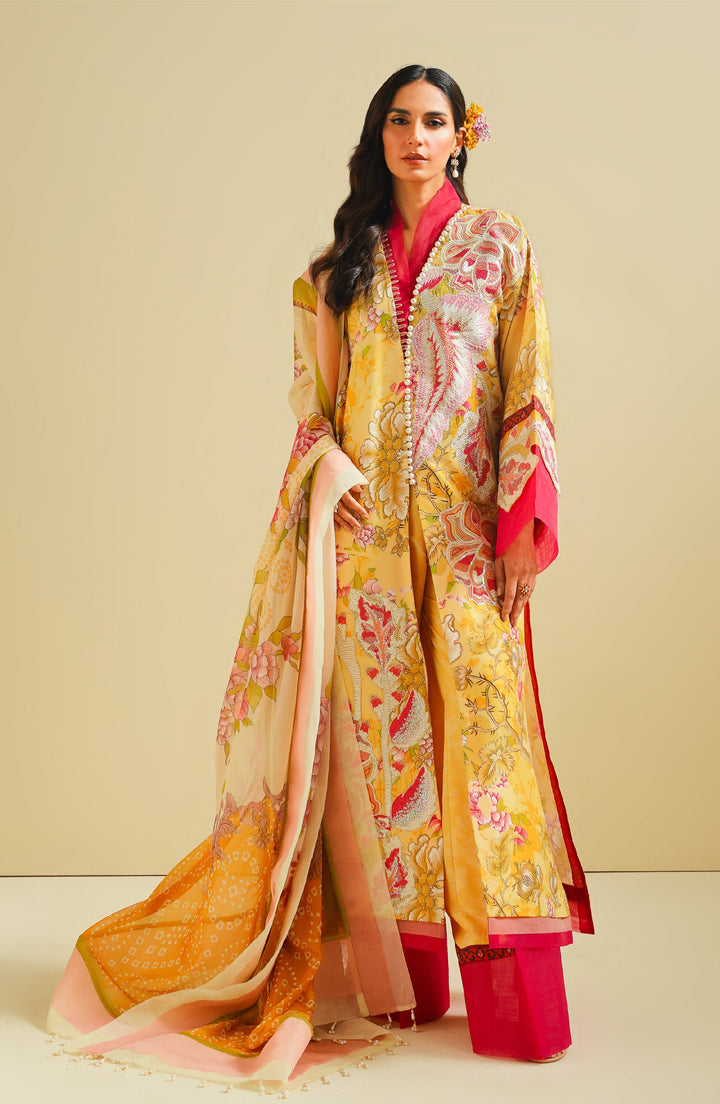 Maryum N Maria | Eid Luxury Lawn 24 | Zohreh - Hoorain Designer Wear - Pakistani Ladies Branded Stitched Clothes in United Kingdom, United states, CA and Australia