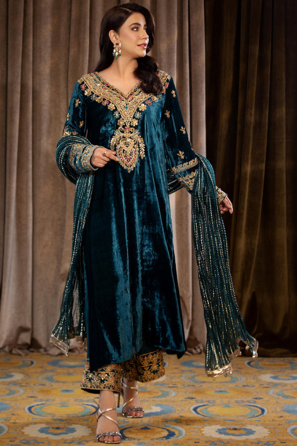Maya | Wedding Formal Bandhan | MAKHMAL - Hoorain Designer Wear - Pakistani Ladies Branded Stitched Clothes in United Kingdom, United states, CA and Australia
