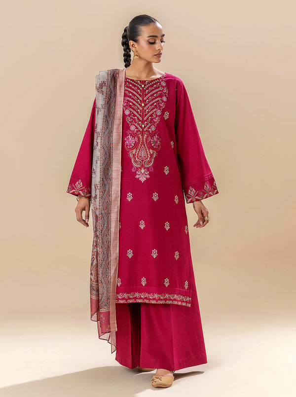 Morbagh | Lawn Collection 24 | RASPBERRY COULIS - Hoorain Designer Wear - Pakistani Ladies Branded Stitched Clothes in United Kingdom, United states, CA and Australia