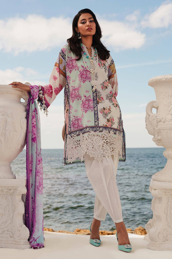 Sana Safinaz | Muzlin Spring 24 | M241-003B-CI - Hoorain Designer Wear - Pakistani Ladies Branded Stitched Clothes in United Kingdom, United states, CA and Australia