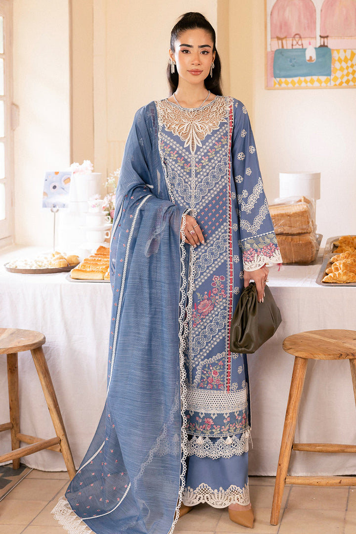 Saad Shaikh | La’Amour Luxury Lawn | Una - Hoorain Designer Wear - Pakistani Ladies Branded Stitched Clothes in United Kingdom, United states, CA and Australia