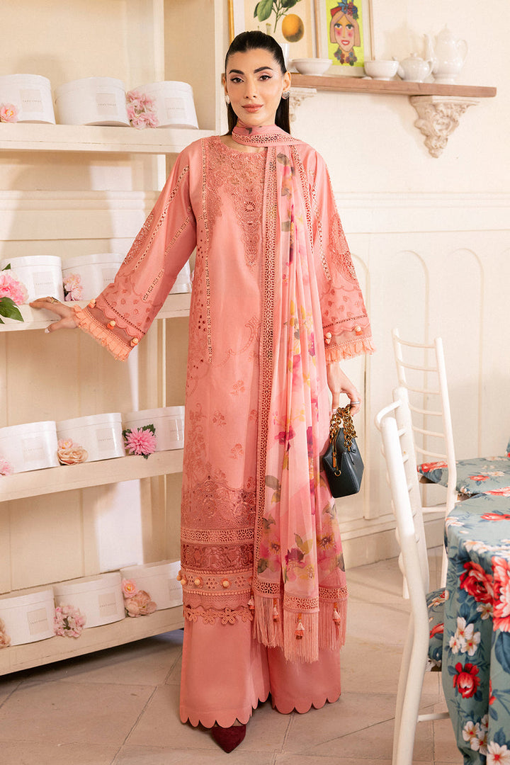 Saad Shaikh | La’Amour Luxury Lawn | Blossom - Hoorain Designer Wear - Pakistani Ladies Branded Stitched Clothes in United Kingdom, United states, CA and Australia