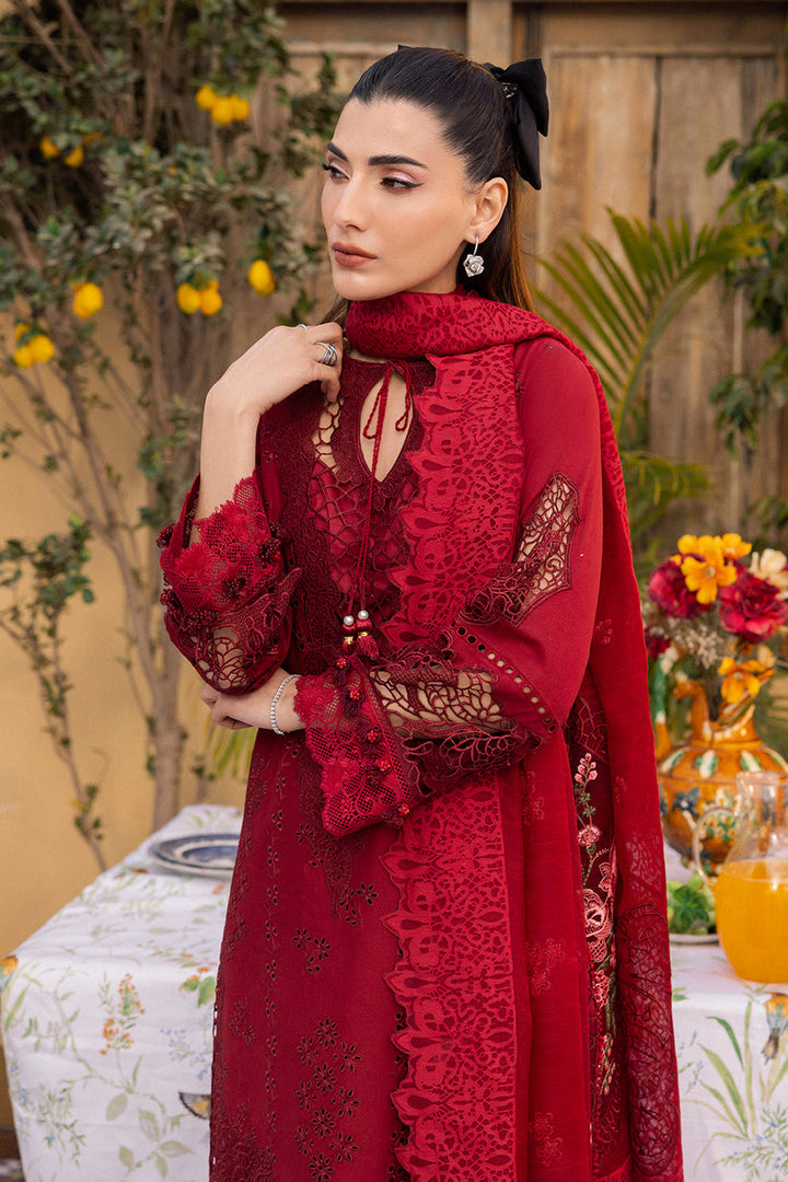 Saad Shaikh | La’Amour Luxury Lawn | Rose - Hoorain Designer Wear - Pakistani Ladies Branded Stitched Clothes in United Kingdom, United states, CA and Australia