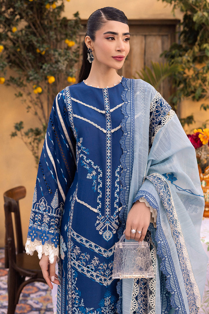 Saad Shaikh | La’Amour Luxury Lawn | Noa - Hoorain Designer Wear - Pakistani Ladies Branded Stitched Clothes in United Kingdom, United states, CA and Australia