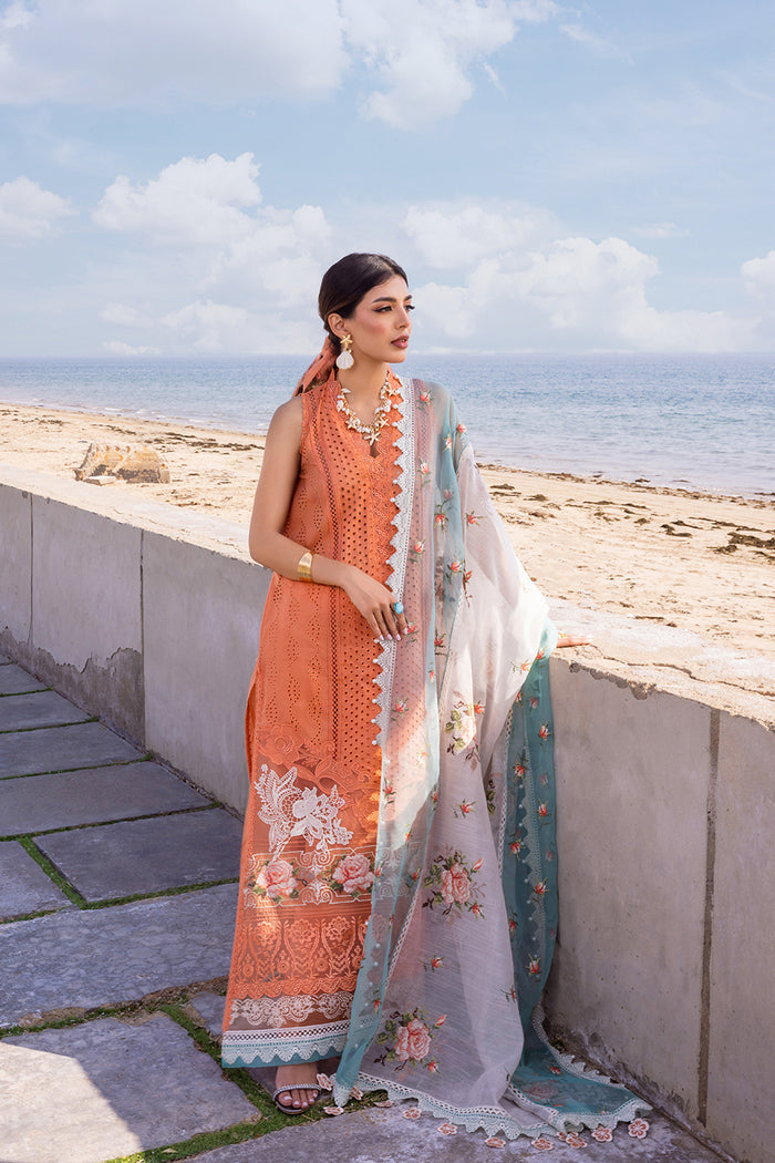 Saira Rizwan | Luxury Lawn 24 | MABE - SRLL24-04 - Hoorain Designer Wear - Pakistani Ladies Branded Stitched Clothes in United Kingdom, United states, CA and Australia