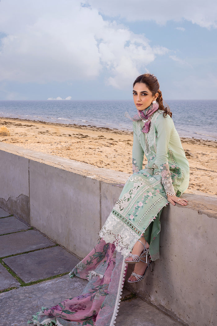 Saira Rizwan | Luxury Lawn 24 | KESHI - SRLL24-02 - Hoorain Designer Wear - Pakistani Ladies Branded Stitched Clothes in United Kingdom, United states, CA and Australia