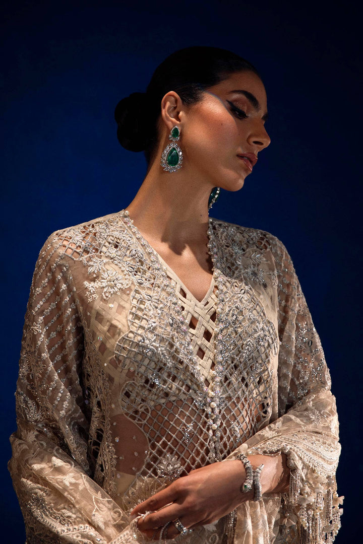 Sana Safinaz | Nura Festive 24 | N241-001-3CT - Hoorain Designer Wear - Pakistani Ladies Branded Stitched Clothes in United Kingdom, United states, CA and Australia