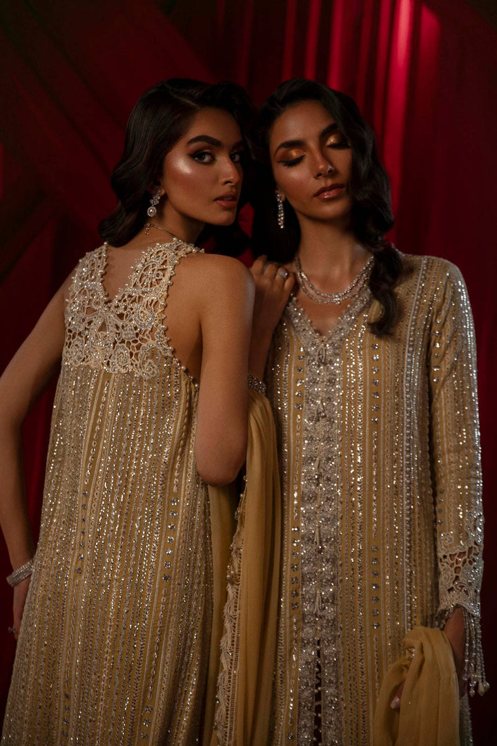 Sana Safinaz | Nura Festive 24 | N241-008-3CJ - Hoorain Designer Wear - Pakistani Ladies Branded Stitched Clothes in United Kingdom, United states, CA and Australia