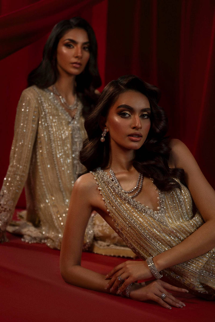 Sana Safinaz | Nura Festive 24 | N241-008-3CJ - Hoorain Designer Wear - Pakistani Ladies Branded Stitched Clothes in United Kingdom, United states, CA and Australia