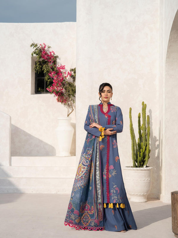 Taanabaana | Mem Saab Collection | M3244 - Hoorain Designer Wear - Pakistani Ladies Branded Stitched Clothes in United Kingdom, United states, CA and Australia