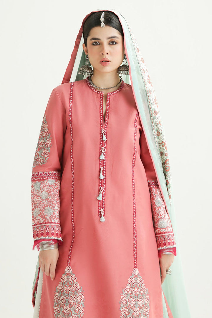 Zara Shahjahan | Luxury Lawn 24 | SANDAL-10B - Hoorain Designer Wear - Pakistani Ladies Branded Stitched Clothes in United Kingdom, United states, CA and Australia