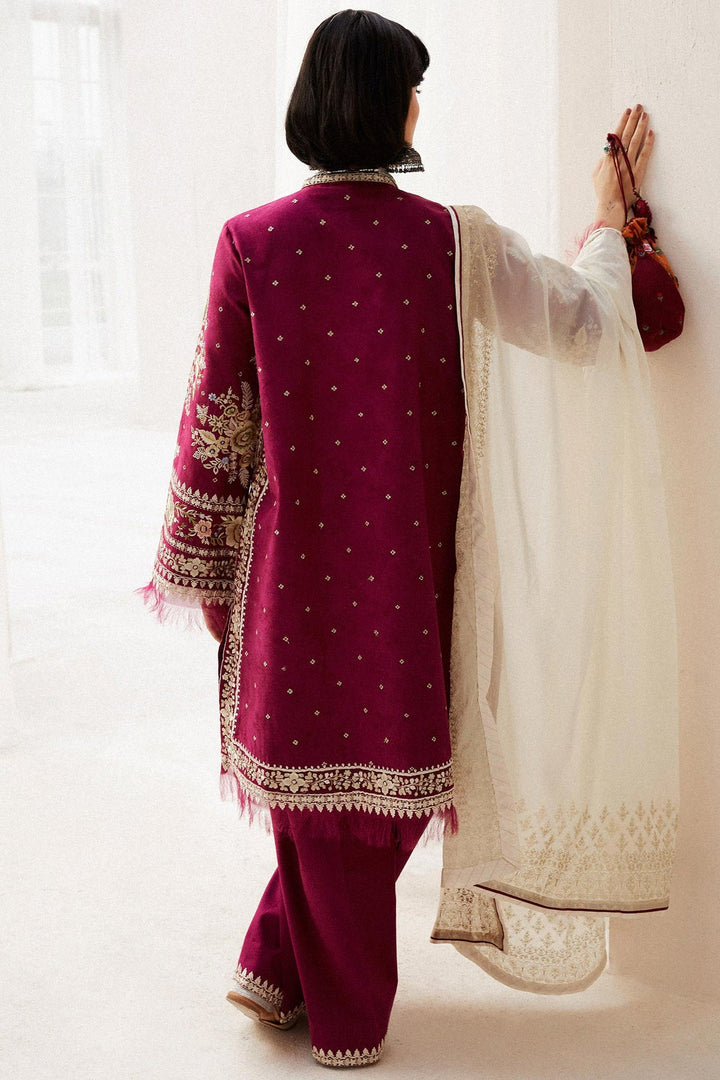 Zara Shahjahan | Luxury Lawn 24 | SIFFA-4A - Hoorain Designer Wear - Pakistani Ladies Branded Stitched Clothes in United Kingdom, United states, CA and Australia