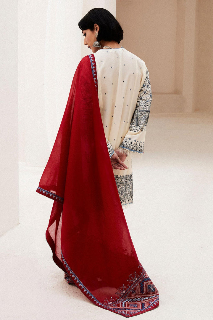 Zara Shahjahan | Luxury Lawn 24 | DIYA-2A - Hoorain Designer Wear - Pakistani Ladies Branded Stitched Clothes in United Kingdom, United states, CA and Australia