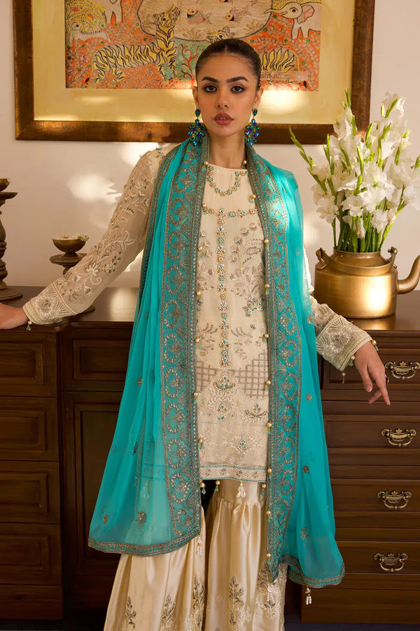 Zebtan | Luxury Formals | ZN-10 - Hoorain Designer Wear - Pakistani Ladies Branded Stitched Clothes in United Kingdom, United states, CA and Australia